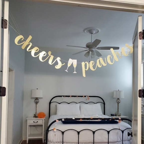 Peachy Bachelorette Wedding Bride Decor Savannah - Picture 1 of 4